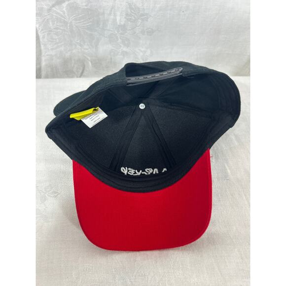 Mickey Mouse Hat with Ears Black Red Disney Snapback Classic Adjustable Unisex - Picture 8 of 8